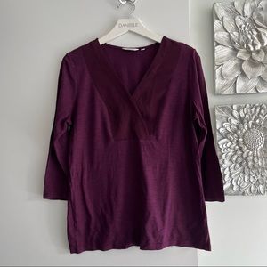 REITMANS V-Neck Purple Blouse